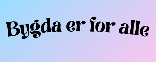 Bygda Er For Alle Heimesidecover